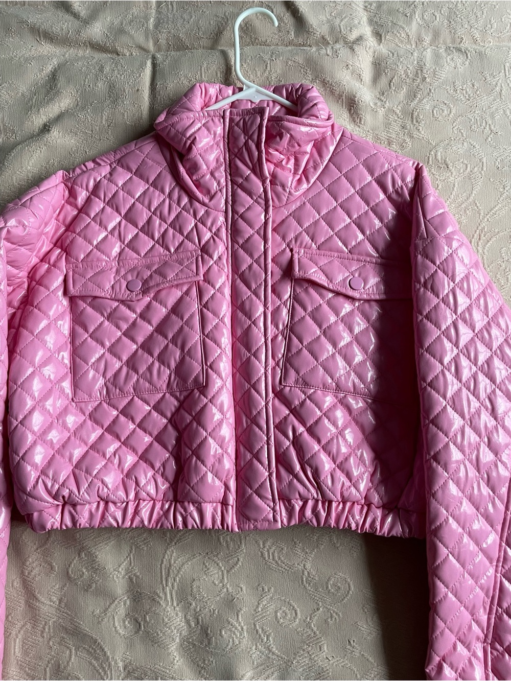 Fashion Nova Quilted cropped jacket nwot